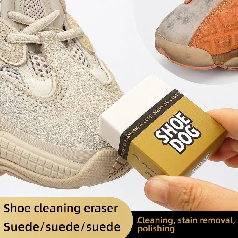 Sneaker Cleaning Kit - プレミアムスエード消しゴムとシュードッグ靴ブラシセットスニーカーと白い靴用柔らかい素材損傷のないポータブルクリーニングツール