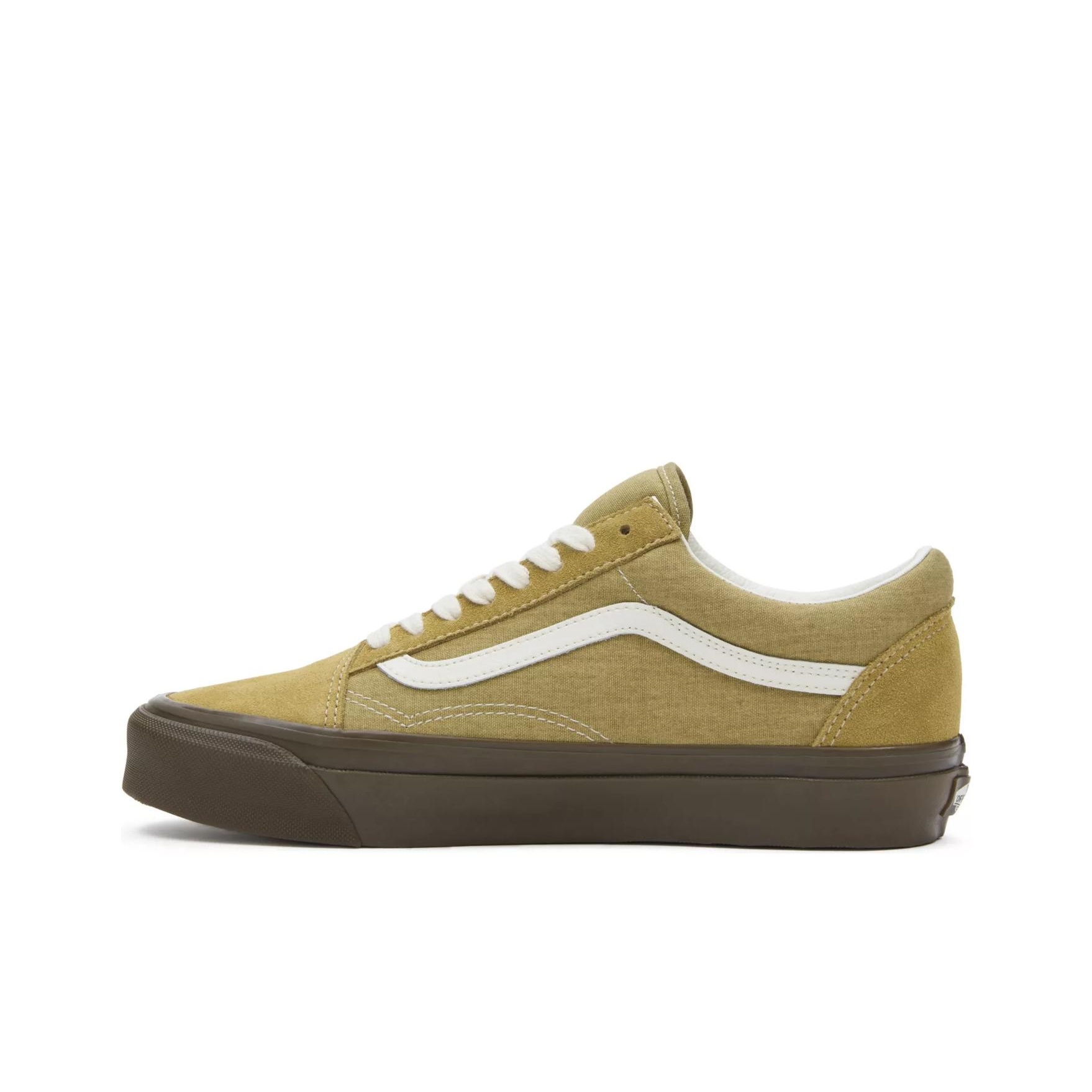 Vans Shoes Old Skool - Vans オールドスクール スケートボードシューズ レディース ロートップ グリーン/ホワイト