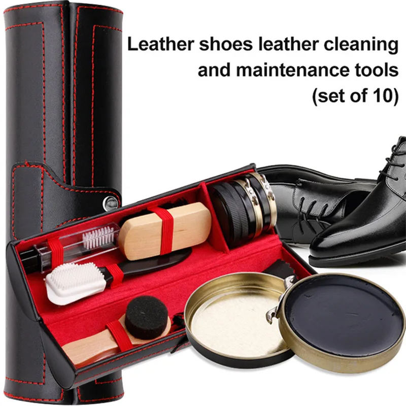 プロの靴ケアキットクイックポリッシュレザーシューズブラシクリ - Sneaker Cleaning Kit のレビューと価格