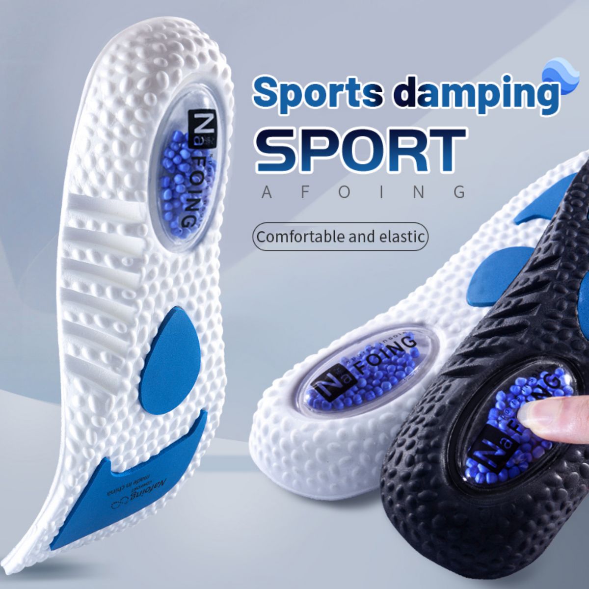 1ペアアップグレードスポーツ衝撃吸収インソールpuメモリーフ - Care For Sneaker のレビューと価格