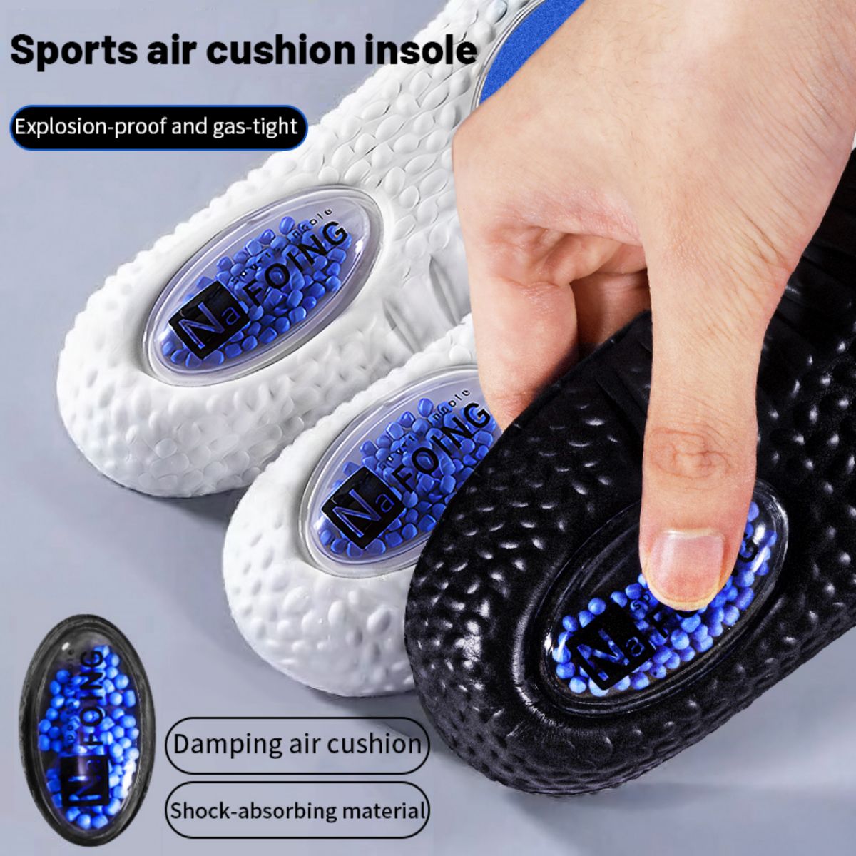 1ペアアップグレードスポーツ衝撃吸収インソールpuメモリーフ - Care For Sneaker のレビューと価格