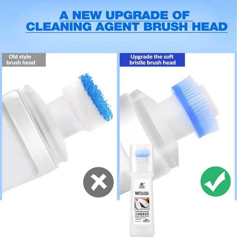 ポータブルで白い靴クリーナー,家庭用掃除キット,100ml, - Sneaker Cleaning Kit のレビューと価格