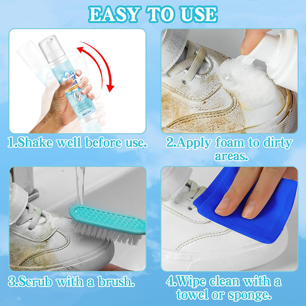 靴クリーニングキット、スニーカークリーナー、汚れや汚れを除去 - Sneaker Cleaning Kit のレビューと価格